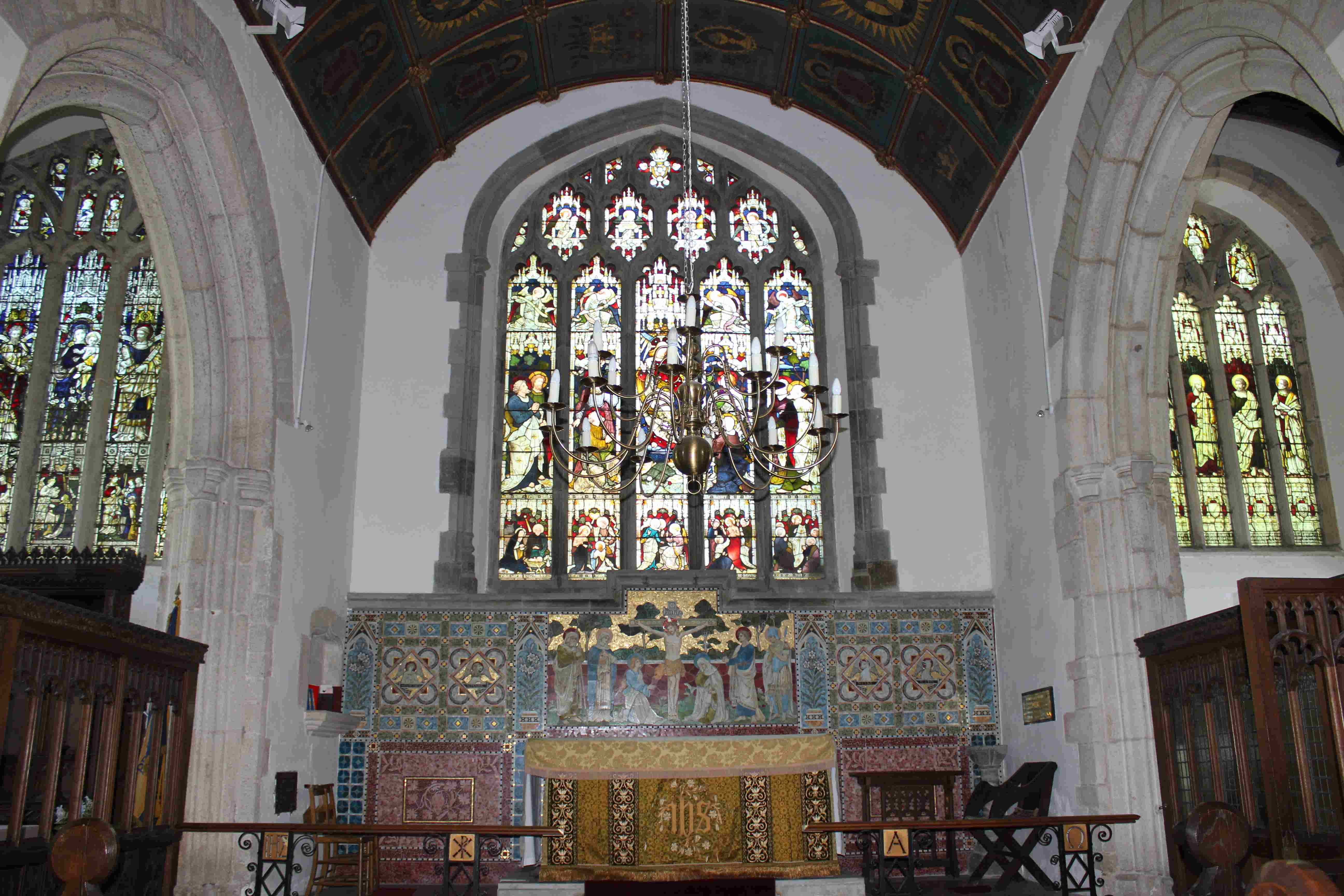 Probus Church Cornwall SS. Probus and Grace.